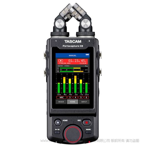 达斯冠 Tascam Portacapture X8 1.31固件下载 说明书下载 使用手册 pdf 免费 操作指南 如何使用 快速上手 