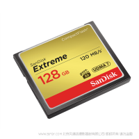 闪迪 SDCFXS-128G-Z46 至尊极速™  CF存储卡 128GB 单反相机高速内存卡 CompactFlash® 闪存 单反相机 D810 1DX2 