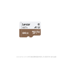 雷克沙 LMS0667064G-BNNNC Lexar® Professional 667x microSDXC™ UHS-I 存储卡 64G 读100MB/s, 写90MB/s