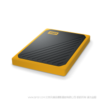 西部数据 西数 WDBMCG0010BYT-CESN 1TB 琥珀色  My Passport™ Go  移动硬盘 