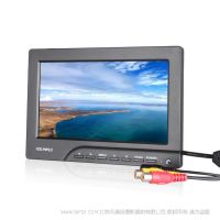 富威德 FEELWORLD FPV769A  7" 800X480AV航拍监视器 尺寸7" 分辨率800x480 pixel 屏幕比例16:9 亮度400cd/m²