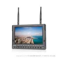 富威德 FEELWORLD  PVR732 7" 1024x600内置电池高清航拍一体机监视器DVR黑匣子录制 40频道5.8G自动搜索无线双接收