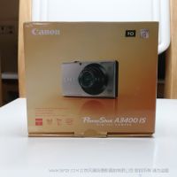 【停产】佳能 Canon 博秀 Powershot A3400 IS 5倍变焦 DIGIC4传感器 28mm广角 5倍变焦 数码相机 3.0触摸屏