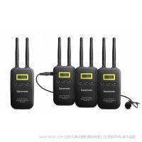 枫笛 Saramonic VmicLink5（RX+TX+TX+TX）一拖三 无线麦克风 直播采访 麦克风 单反相机外接话筒 5.8GHz  腰包式