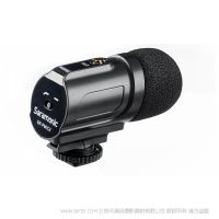 枫笛 Saramonic  SR-PMIC2记者采访录音麦克风立体声电容式外接节目录音话筒 立体声 心型电容麦克风 相机麦克风 摄像机麦克风 