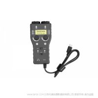 枫笛 Saramonic SmartRig + UC 双声道音频接口 可以连接专业麦克风/吉他 使用USB Type-C设备创建音乐 