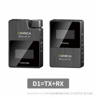 科唛 comica BoomX-D  D1 一拖一  TX(发射器)+RX（接收器）麦克风2.4G 数字 无线 一拖一麦 型号   BoomX-D