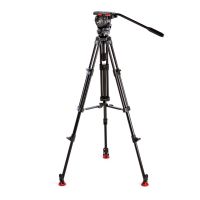 Sachtler®（萨科勒） 0773A套装/75mm FSB8云台10KG+铝合金中置三脚架+包