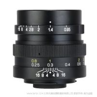 中一光学 Speed Master 25mm F0.95 适用于M43口、工业C口