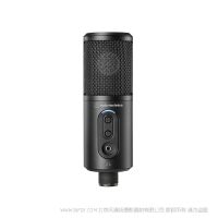 Audio-Technica 铁三角  ATR2500x-USB  流媒体/播客/录音话筒 带有USB数字输出的侧录型电容式话筒