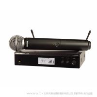 Shure 舒尔 BLX24R/SM58 带SM58的无线机架式人声系统 可安装机柜 无线手持一拖一麦克风套包