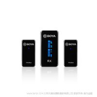 BOYA 博雅 BY-XM6-S2 Mini 2.4GHz迷你双通道无线麦克风系统 3.5口 TRS 1V2 一拖二 