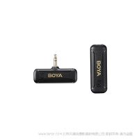 博雅 BOYA BY-WM3T2-M1 2.4GHz无线双通道麦克风系统  3.5mm一拖一